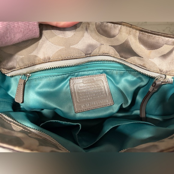 Coach Signature Shoulder Tote Bag - Picture 7 of 16